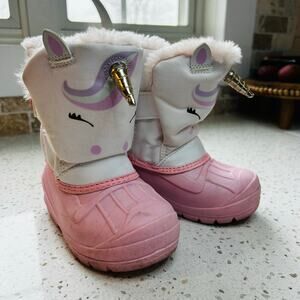 Unicorn Snow Boots Size Toddler 6